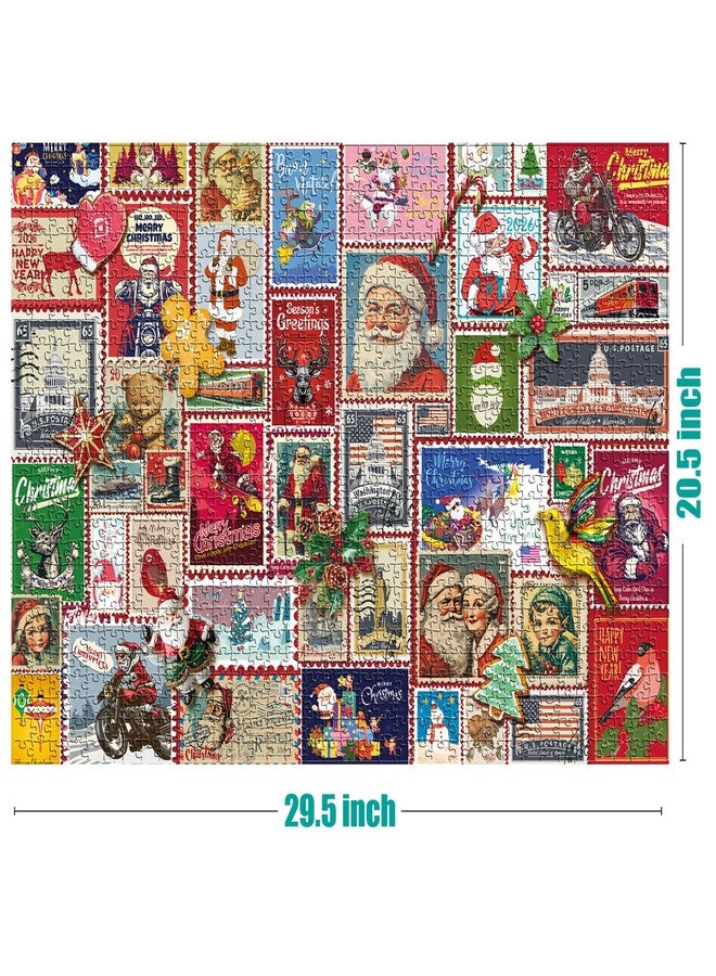 Antelope Puzzle Christmas Jigsaw Puzzle 1000 Pieces for Adults - Christmas Mail Holiday Winter Scene, Enjoyable Holiday Puzzle Gift for Adults & Families - Image 2
